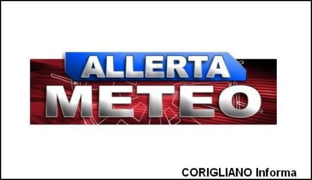 Rossano -  allerta meteo da mercoled 29