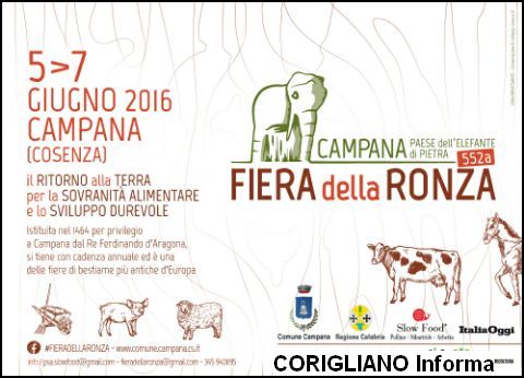 Campana - Identit, 552a fiera della Ronza