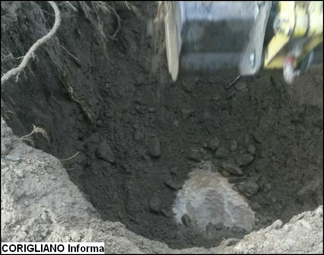 Rossano - Falla idrica in localit Cona, ripristinato il servizio