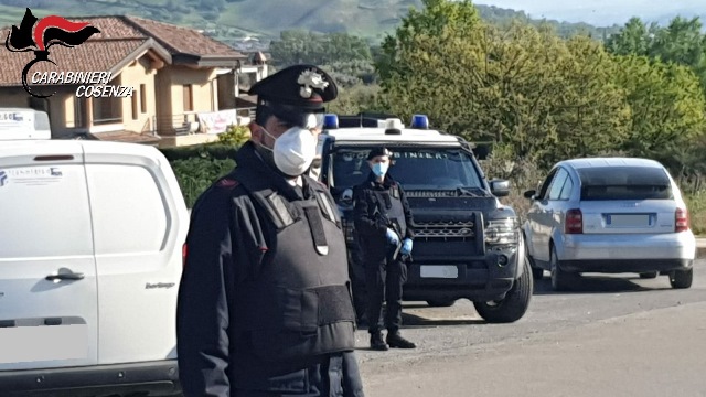 Cosenza: Controlli serrati in tutta la provincia da parte dei Carabinieri