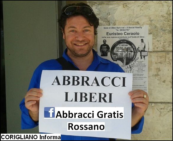 1 ABBRACCI GRATIS REGIONALE A ROSSANO