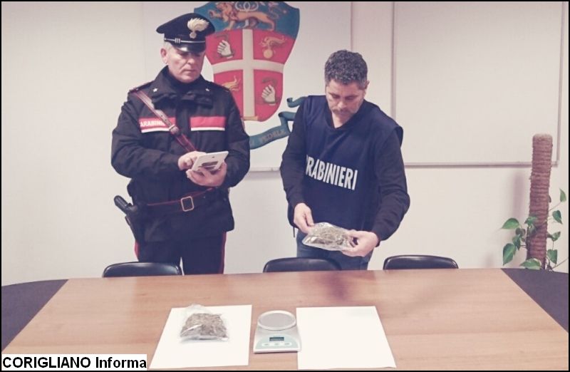 Cassano allIonio  Nascondono la droga nella cassetta degli attrezzi. Arrestata una coppia dai carabinieri