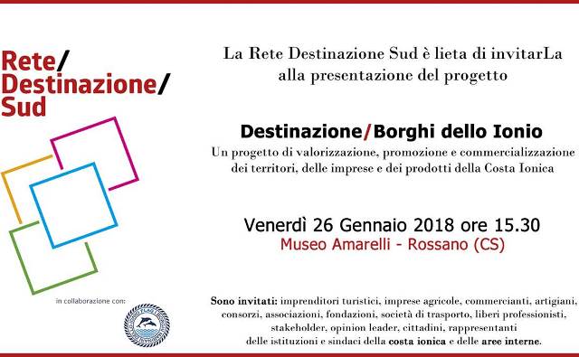 Nasce destinazione borghi dello Jonio