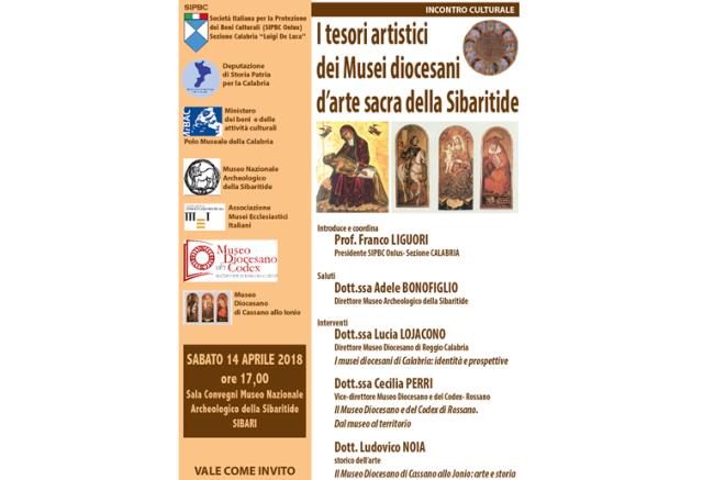 La SIPBC - Sezione regionale CALABRIA,  ricomincia dai tesori                     artistici dei Musei Diocesani della Sibaritide