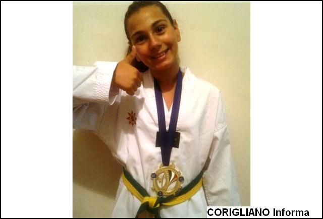 Medaglia doro per la rossanese Manola Romano nella disciplina Taekwondo