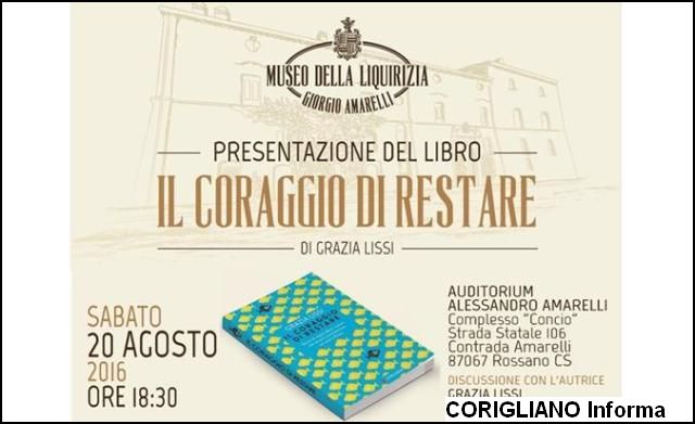 Rossano - Il coraggio di restare, esperienze e testimonianze  