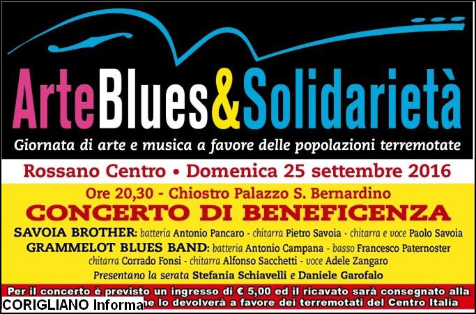 Rossano - Arte Blues & Solidarieta