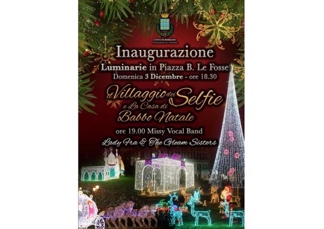 Rossano - Oggi, domenica 3 dicembre 2017 (alle ore 18:30), cerimonia dinaugurazione delle luminarie natalizie