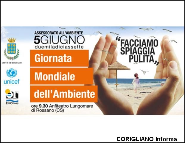 Rossano - Giornata Mondiale dellAmbiente