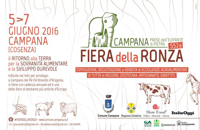 Campana - 552 fiera Ronza, ecco il villaggio slow food