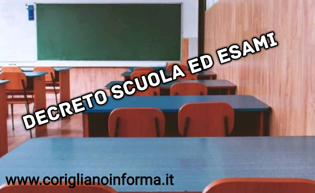 Pubblicato il decreto su scuola e esami, ecco cosa prevede